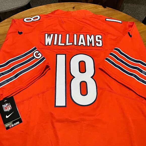 Men's Caleb Williams #18 Chicago Bears Stitched ON-FIELD Jersey Size Large - Picture 7 of 8